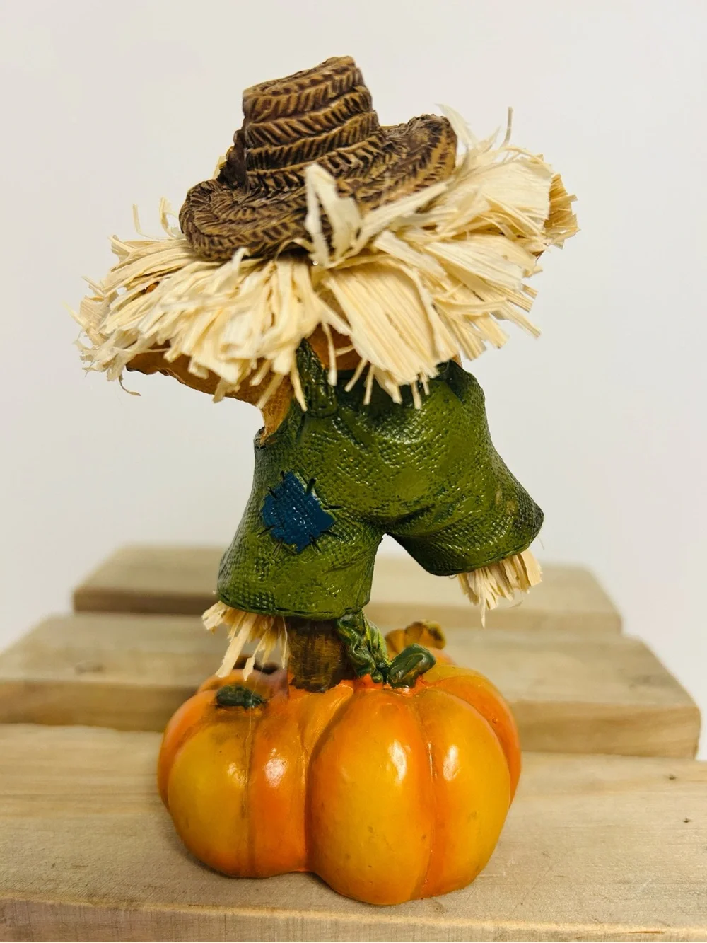 Autumn Halloween Set of 4 Distinct Decorative Tabletop Colorful Fall Figurines